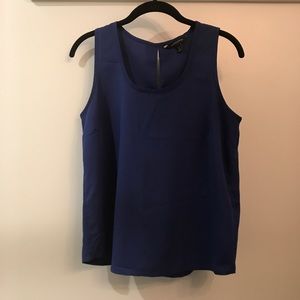 Blue sleeveless shell